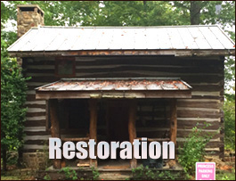 Historic Log Cabin Restoration  Jonesboro, Georgia